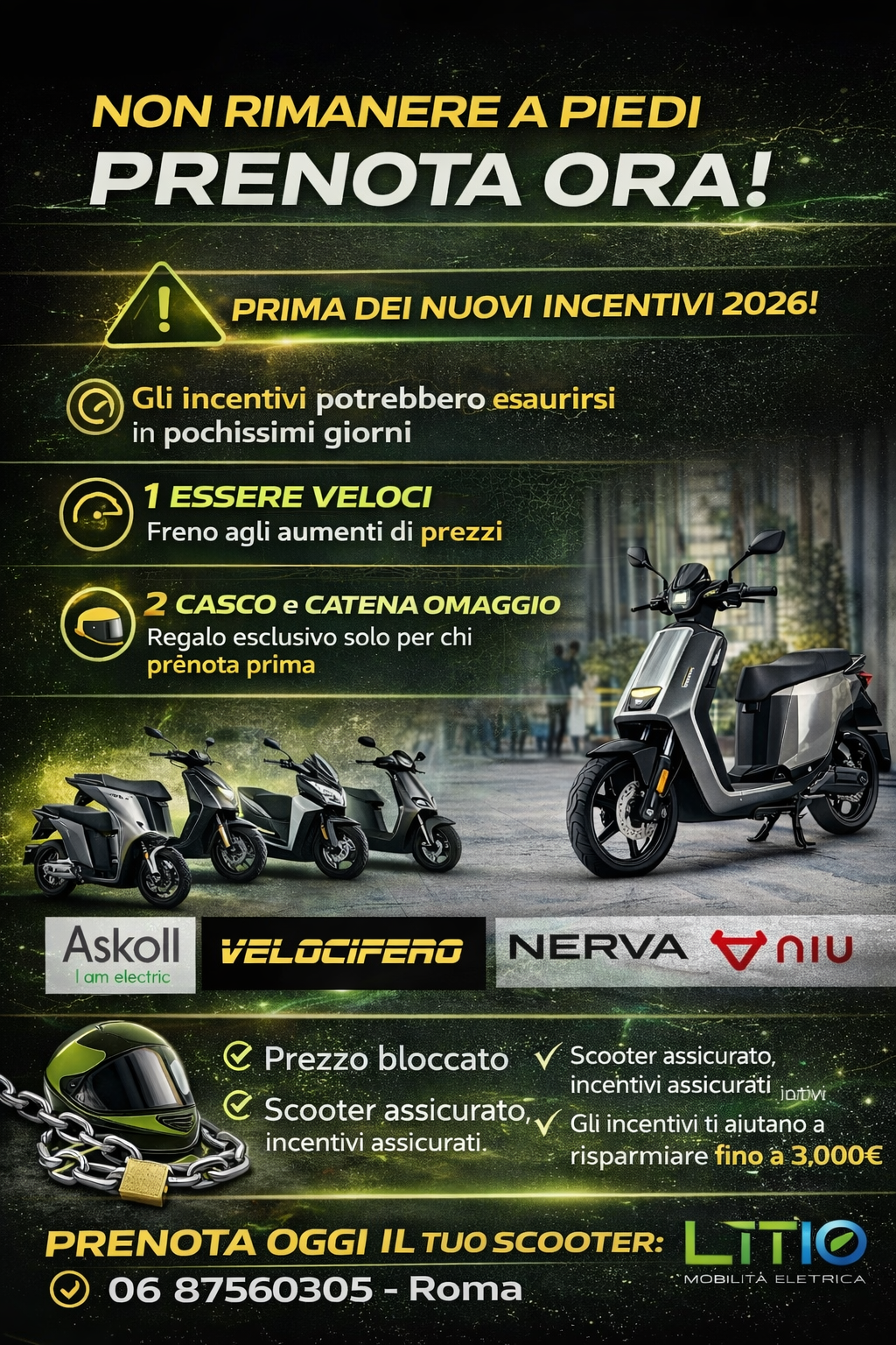 Askoll Ngs2 my2022 1 batteria scooter L1 (TEST) - immagine 2